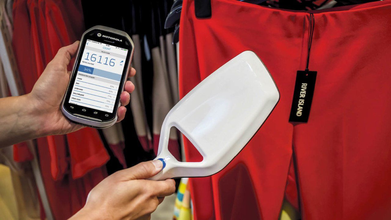 Scanning stock using RFID